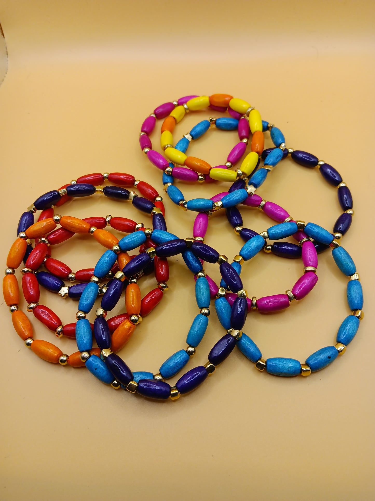 Wooden Bead Bracelets